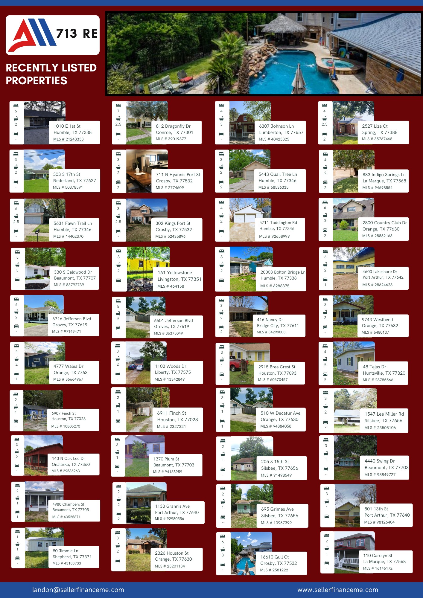 Elfyer - Southeast, TX House - For Sale