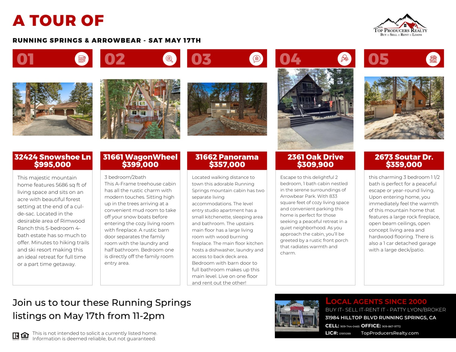 Elfyer - Running Springs,  House - For Sale